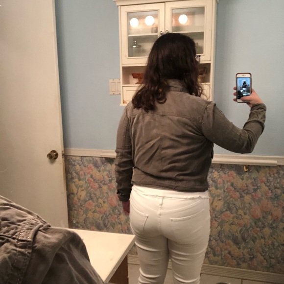 mossimo army green jacket - Picture 3 of 8